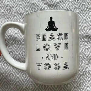 Peace Love and Yoga  mug